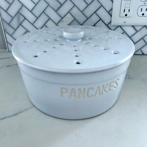 Williams Sonoma White Pancake Keeper